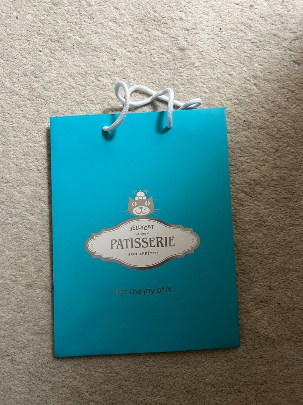 NEW Jellycat Paris Patisserie Empty Shopping Bag
